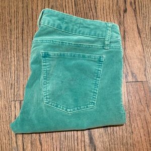 Gap green corduroys